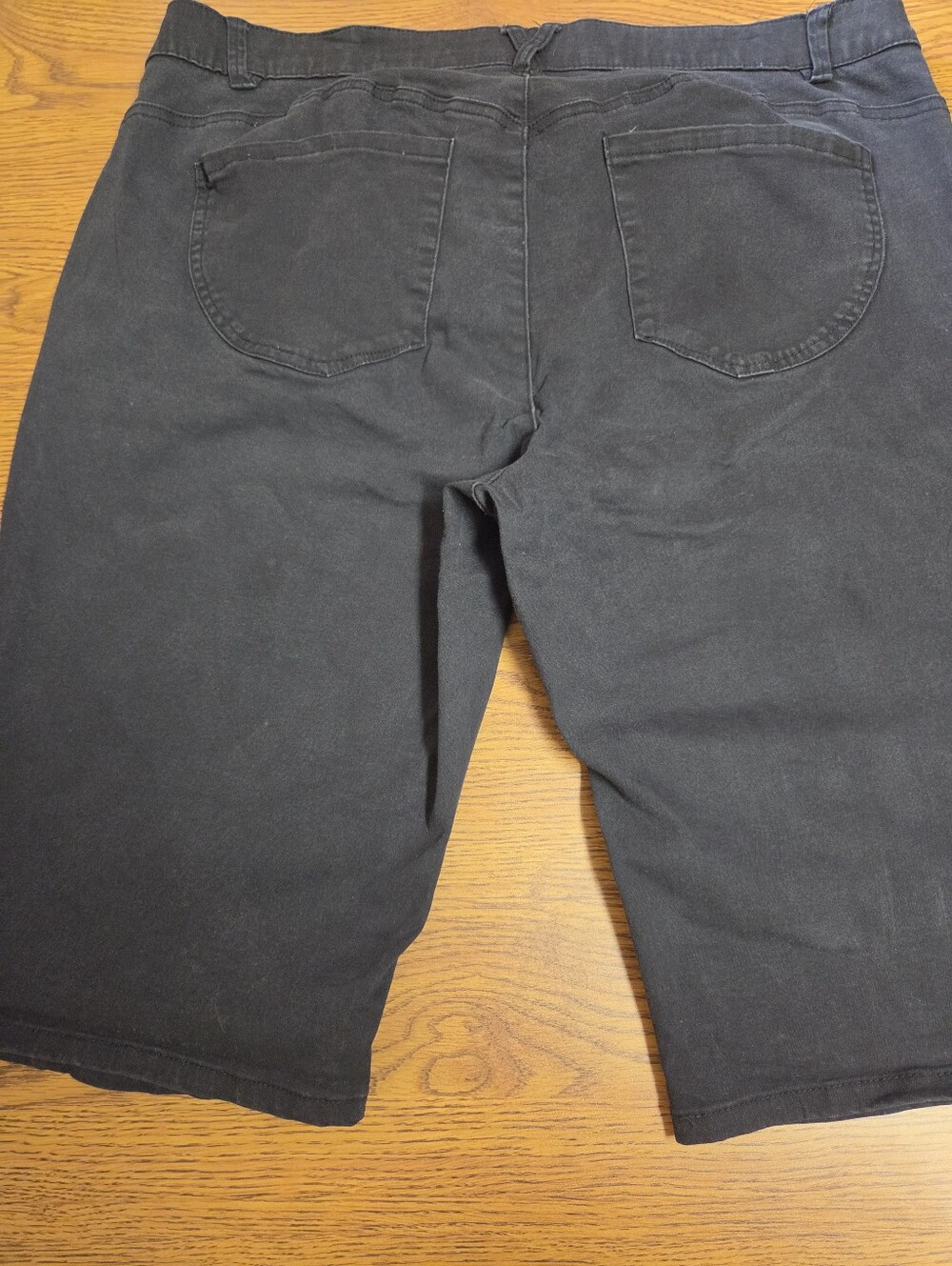 Democracy Black Knee-Length Cotton Blend Shorts Size 18W - Picture 6 of 9